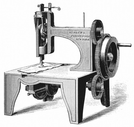 Singer's first sewing machine