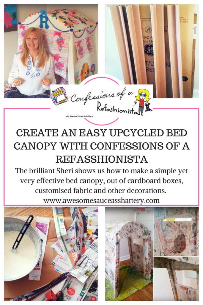 confessions of a refashionista bed canopy tutorial 