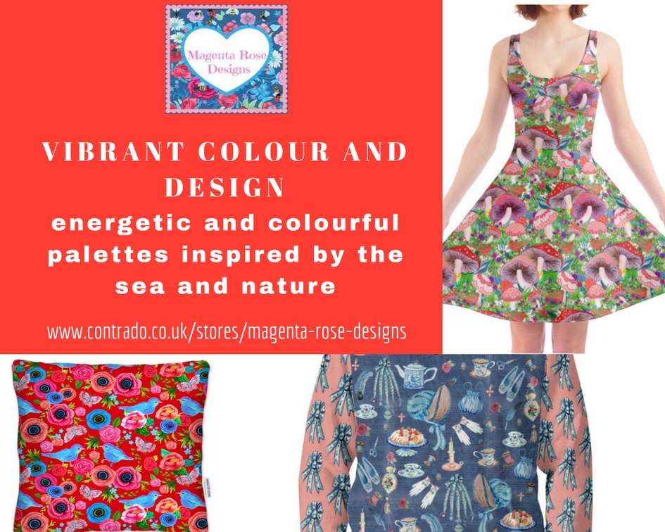 magenta rose designs contrado artists