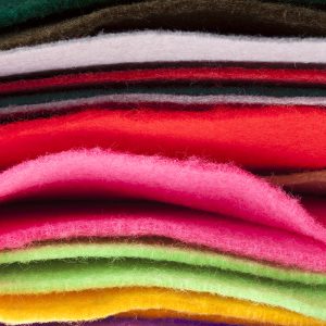 fabric of different colours