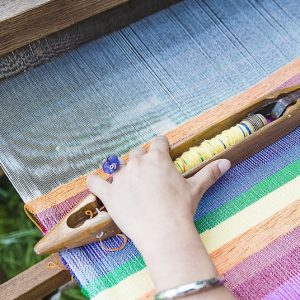 weaving denim