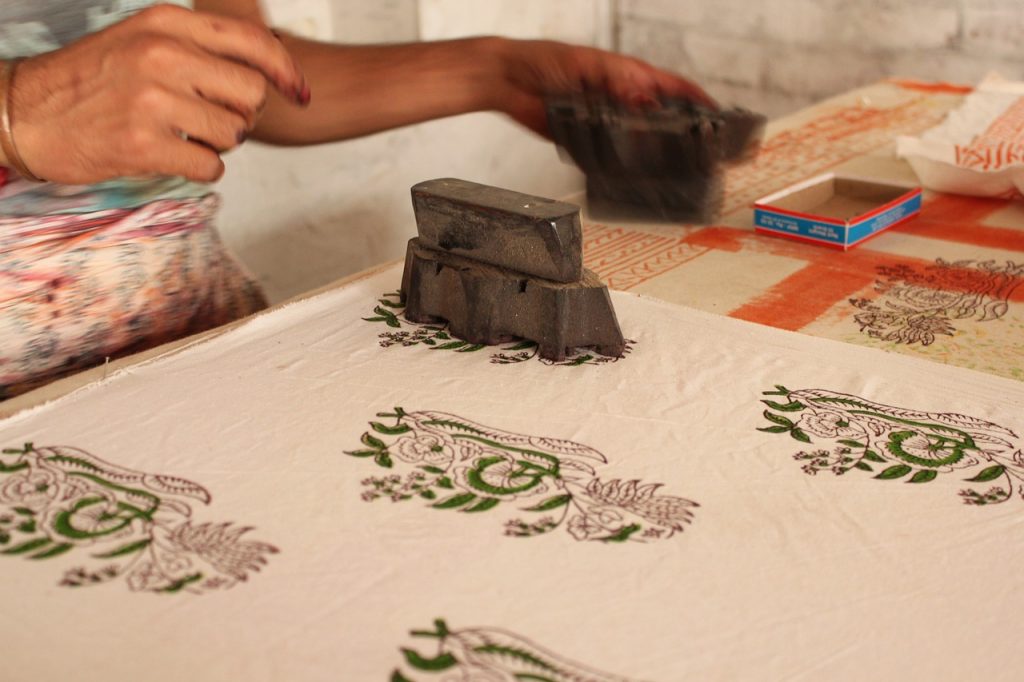 block stamp printing