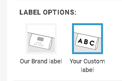 label options