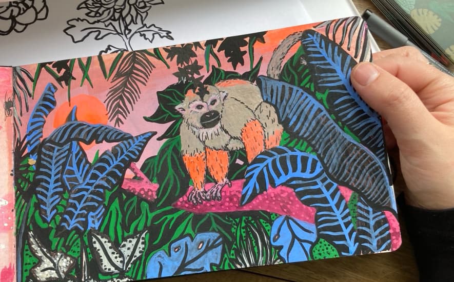 Discover Artist Betty Grove's Fun Animal-Print Wallpaper