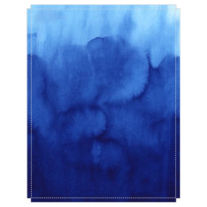 Blue Ombre Canvas